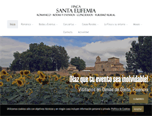 Tablet Screenshot of lagranjasantaeufemia.com